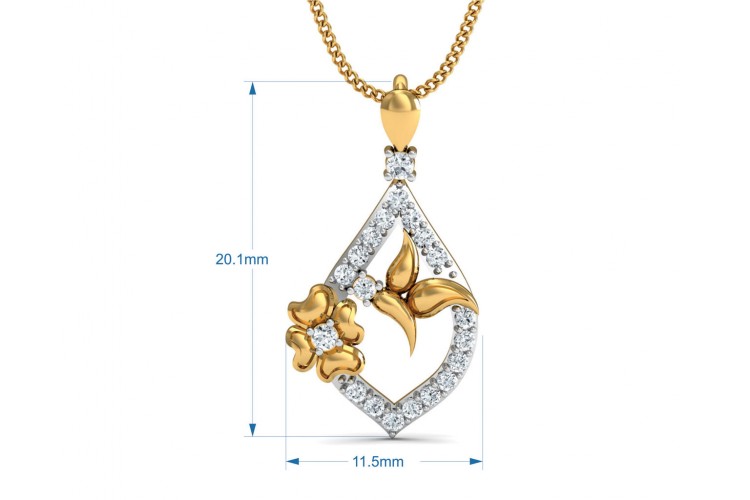 Nitya Delicate  Diamond Pendant